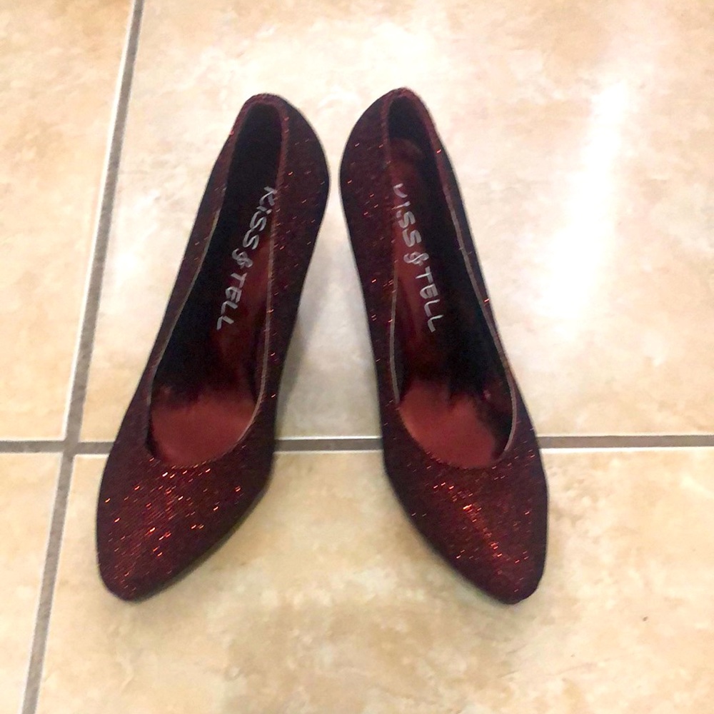 Red Sparkle Heels